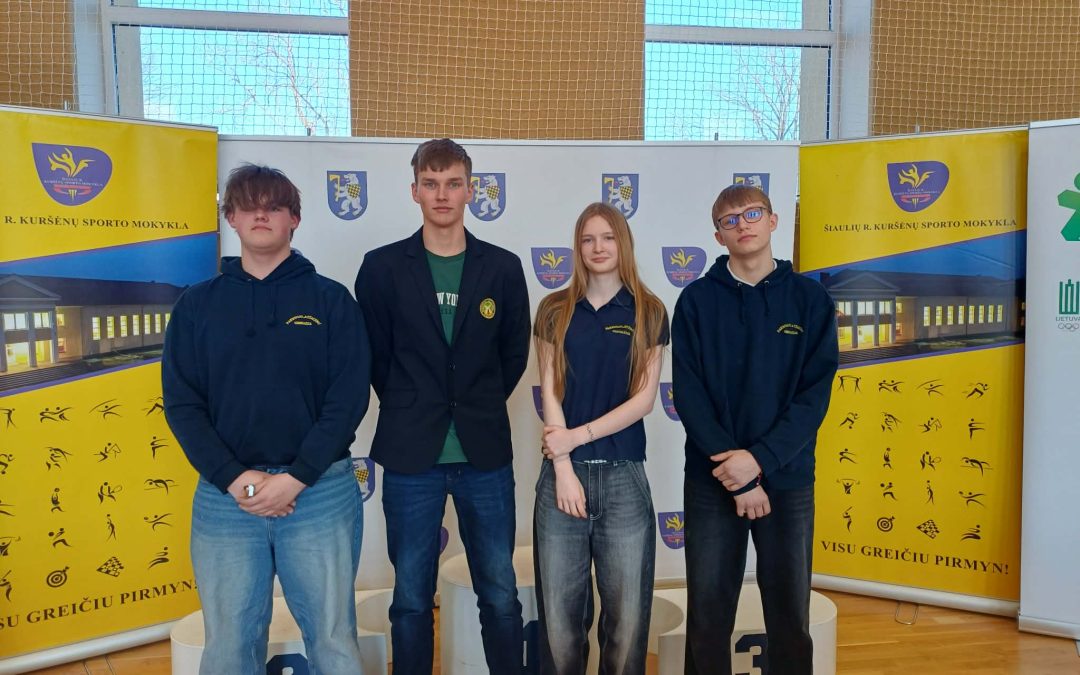 Atžalyniečiai respublikinėse šaškių varžybose