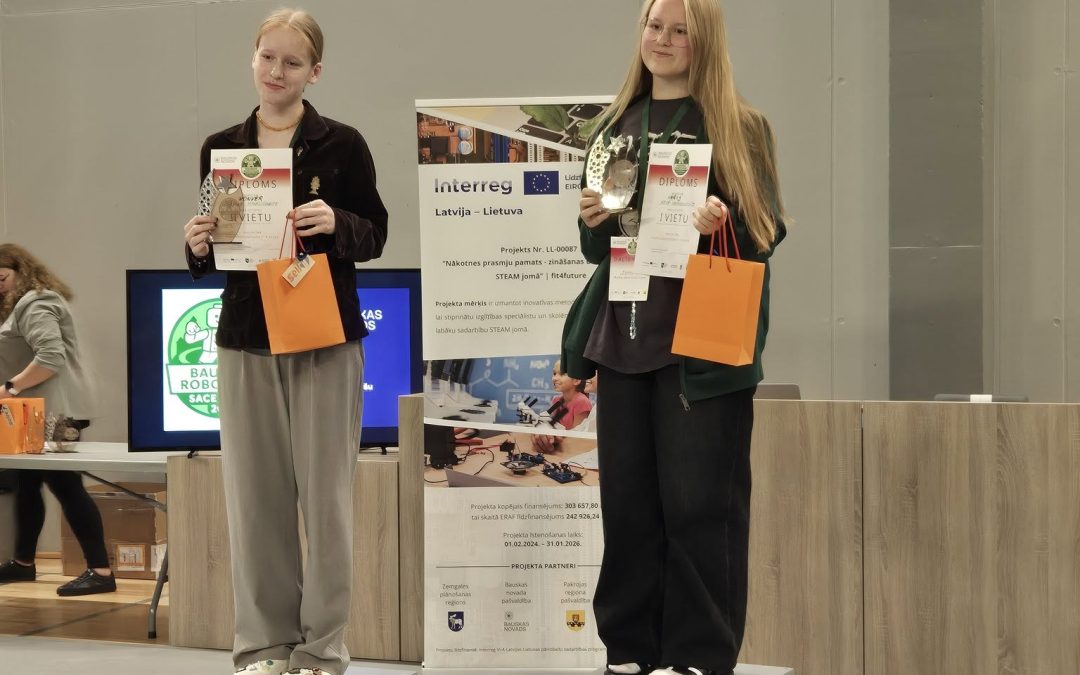 Gimnazistės sėkmė tarptautinėse robotikos varžybose
