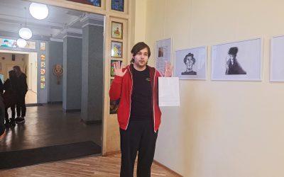 Atidaryta Simo Jankūno kurtų karikatūrų paroda