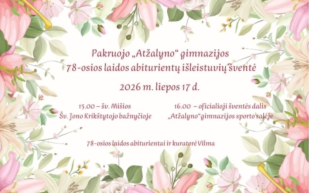 Kviečiame!