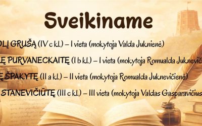 Sausio 12 d. vyko lietuvių gimtosios kalbos ir literatūros olimpiados savivaldybės etapas
