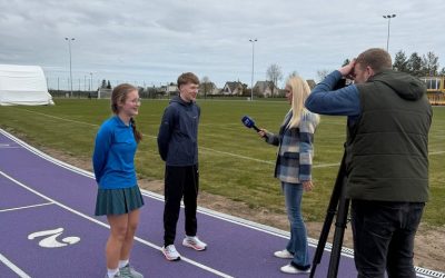 Pakruojyje iškilmingai atidarytas miesto stadionas