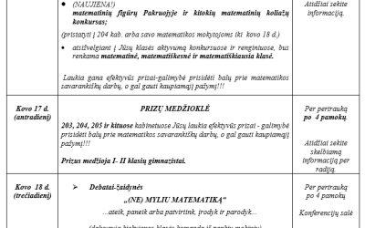 MADI-2026 renginio tvarka